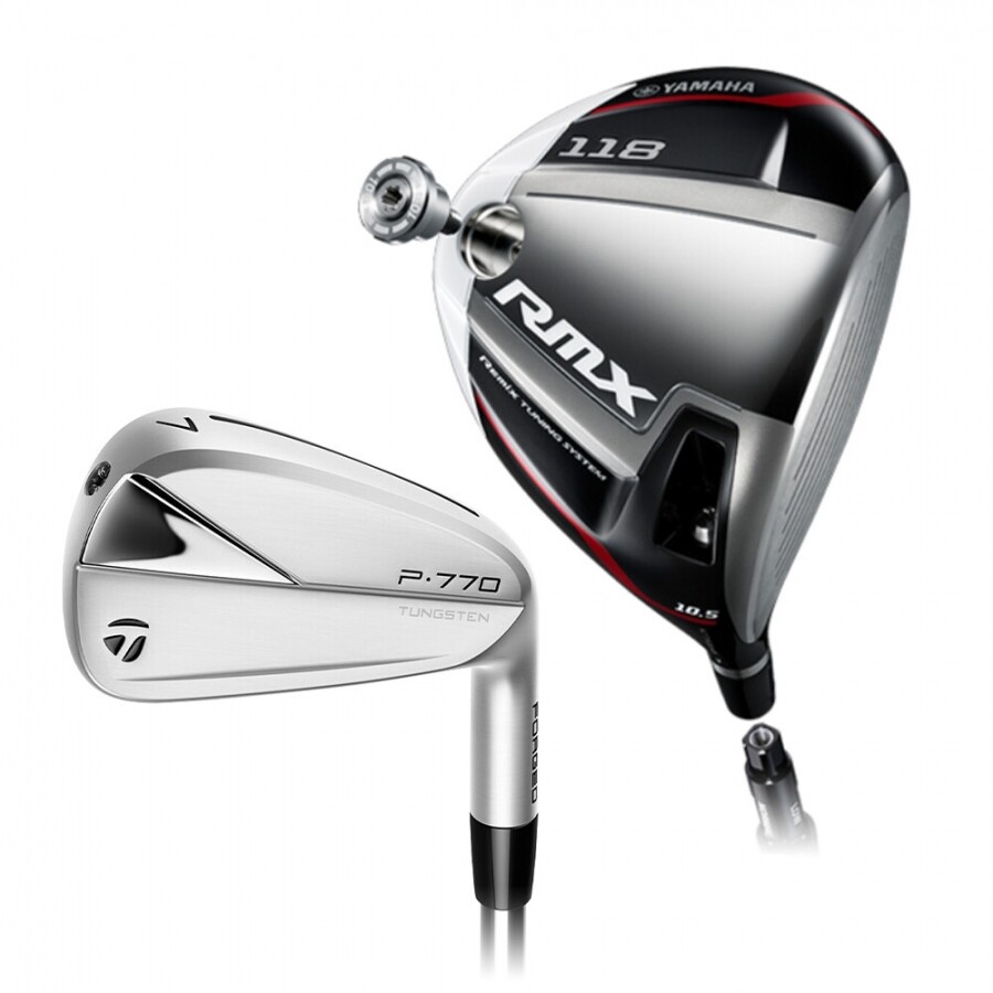 [A급리퍼브] 테일러메이드코리아 23년 P770 남성아이언세트 + 야마하 RMX 118 드라이버