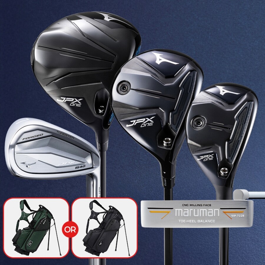 한국미즈노정품 2026년 JPX ONE 남성 조합 풀세트(D+W+UT+S40 8I+SG PT) GF