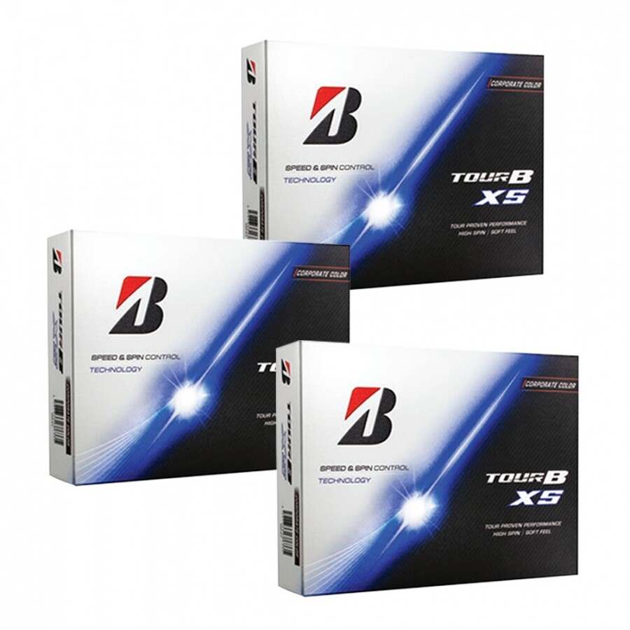[석교상사 정품] 브릿지스톤 26년 TOUR B XS 코퍼레이트 에디션(CORPORATE EDITION) 골프공 화이트 3개 세트 GF