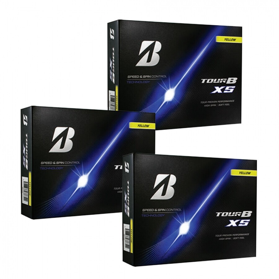 [석교상사 정품] 브릿지스톤 26년 TOUR B XS 골프공 옐로우 3개 세트 GF