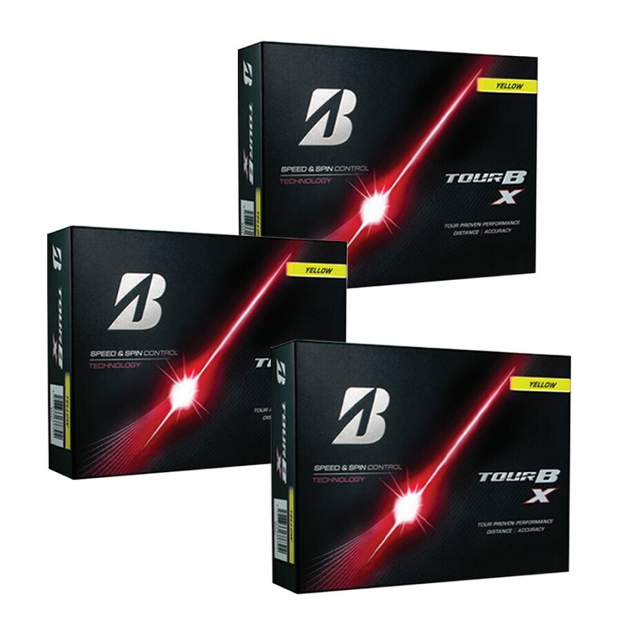 [석교상사 정품] 브릿지스톤 26년 투어비(TOUR B) X 골프공 옐로우 3개 세트 GF