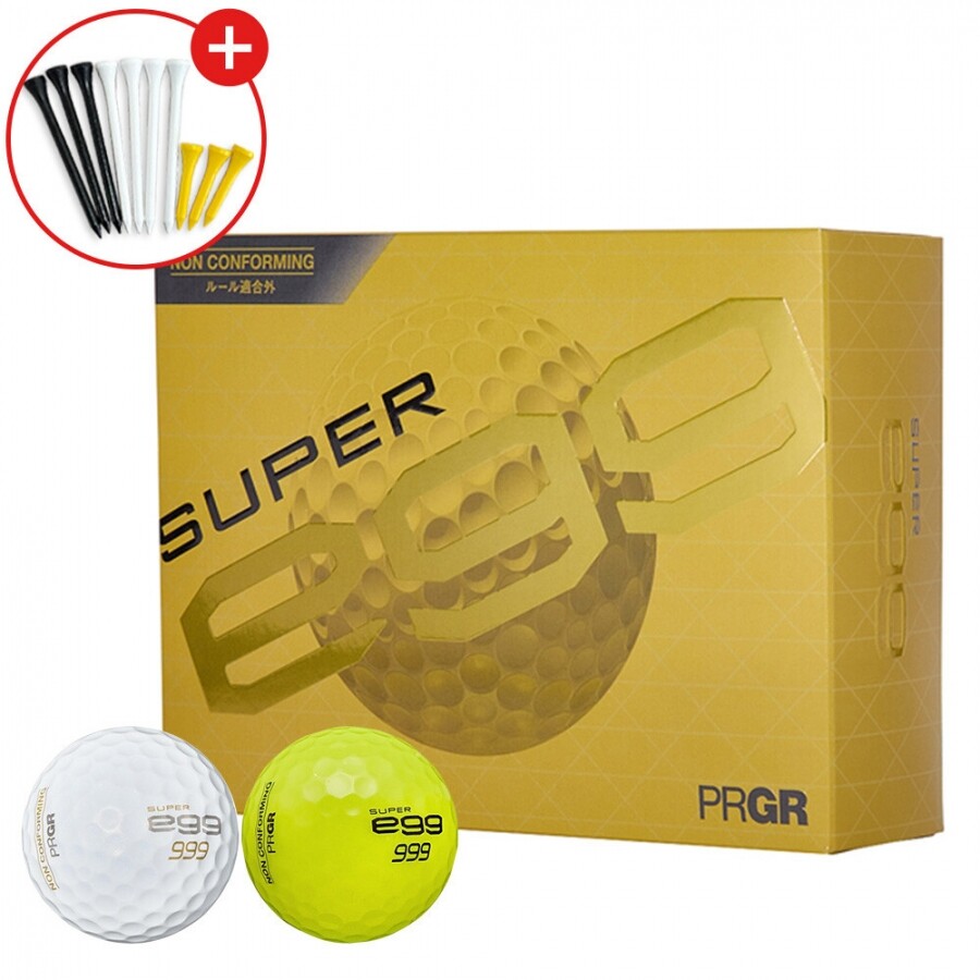 증정 한국프로기아골프 피알지알 26년 슈퍼에그 고반발 볼 (12구 2피스) 1GF
