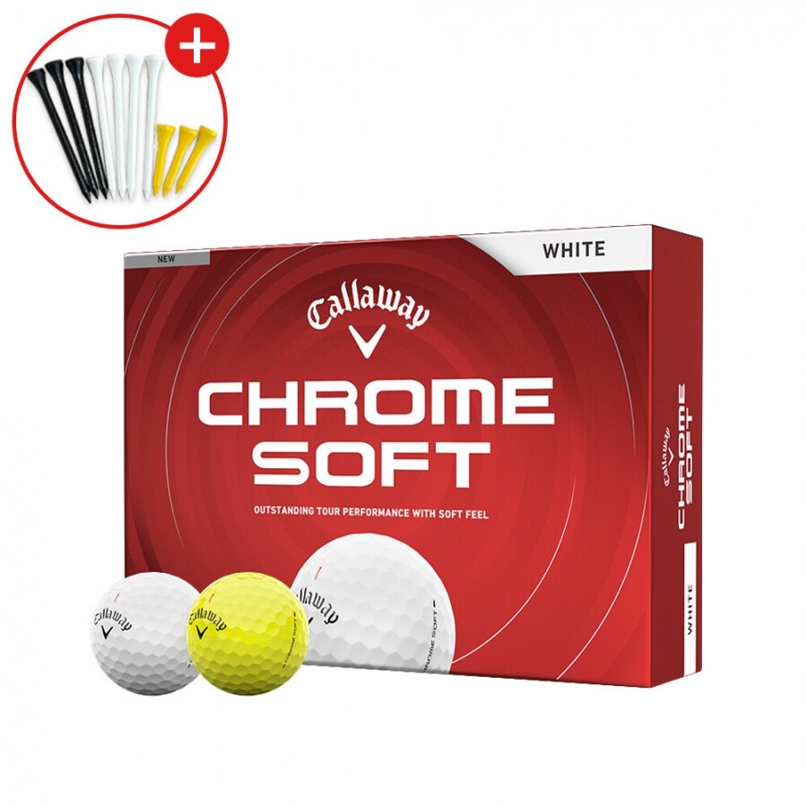 증정 [한국캘러웨이정품] 26년 크롬소프트 골프공 (12구 3피스) GF