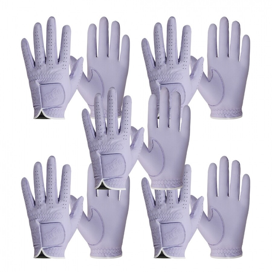 [범양글러브정품]오아이오 칼라스 골프장갑 여성용 양손 5장 세트(핑크,퍼플) GF