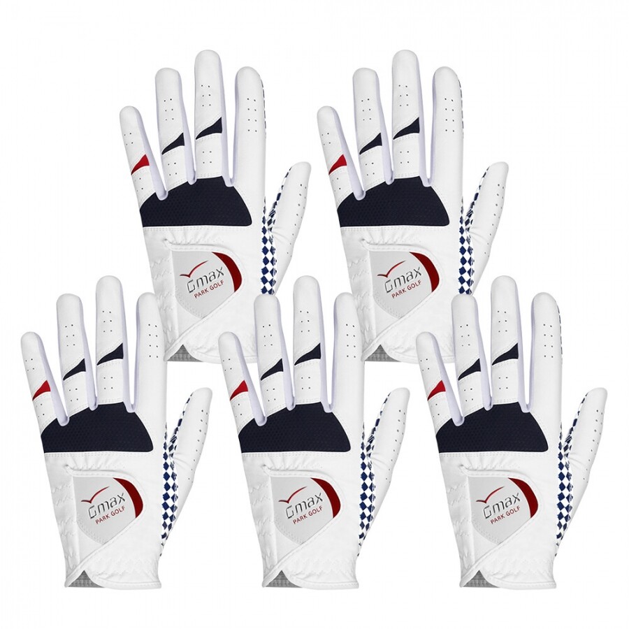[범양글러브정품]지맥스 파크골프 플러스 장갑 남성용 양손 5장 세트 GF
