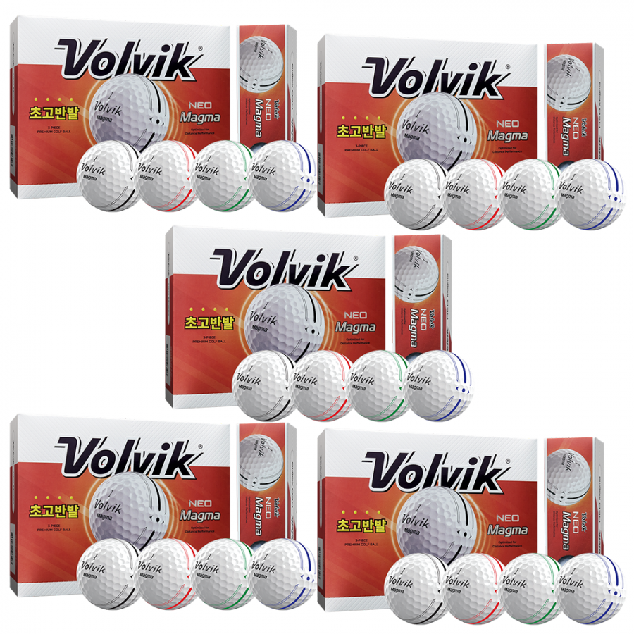 [볼빅정품] 26년 NEO MAGMA 3P 네오 마그마 골프공 5개 세트 GF