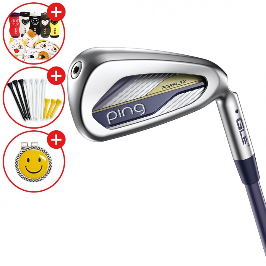 증정A[삼양인터내셔날 정품] 핑 26년 GLE 4 여성용 (5H, 6-9,P,U,SW) 아이언세트 GF