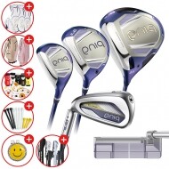 증정A[삼양인터내셔날 정품] 핑 26년 GLE 4 여성용 조합풀세트(DR,FW,U,I,P) 좌타(특주) 캐디백증정 GF