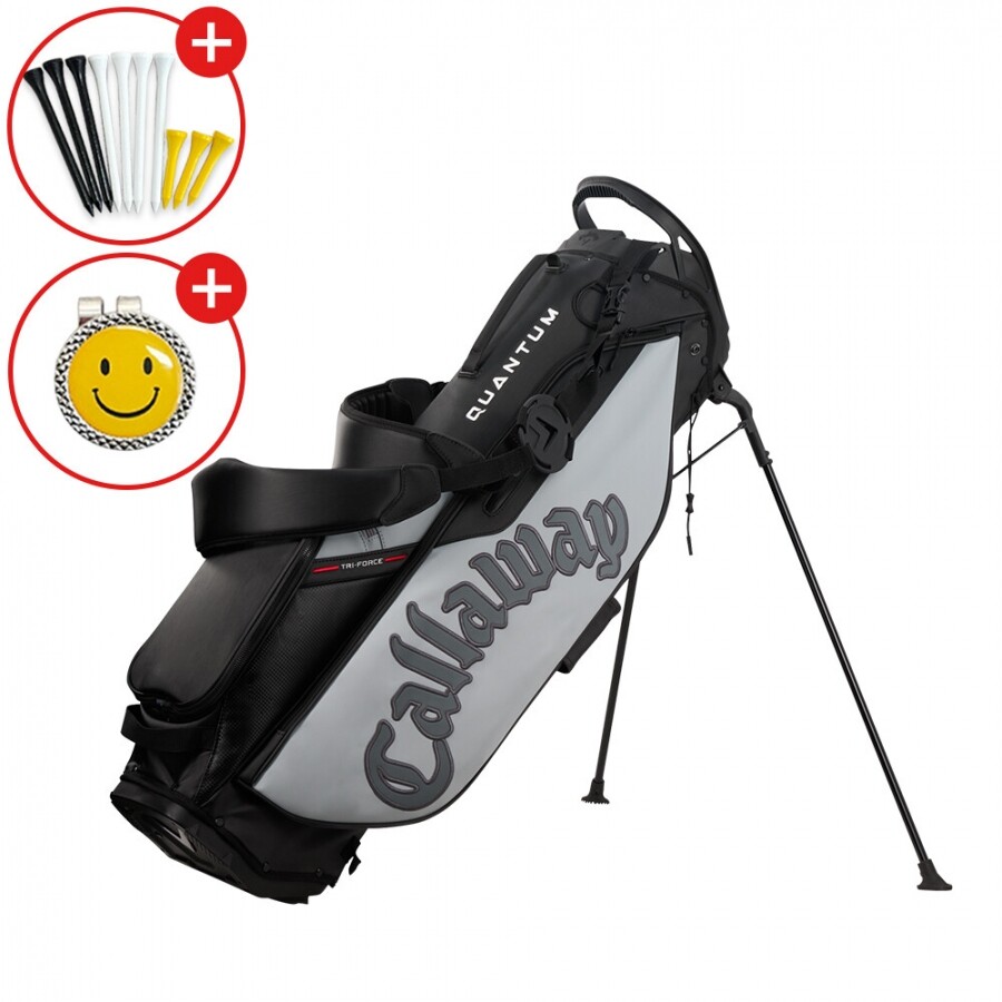 증정 한국캘러웨이골프 26년 캘러웨이 퀀텀 하드굿즈 스태프(Hard Goods Staff) 남성용 스탠드백 GF