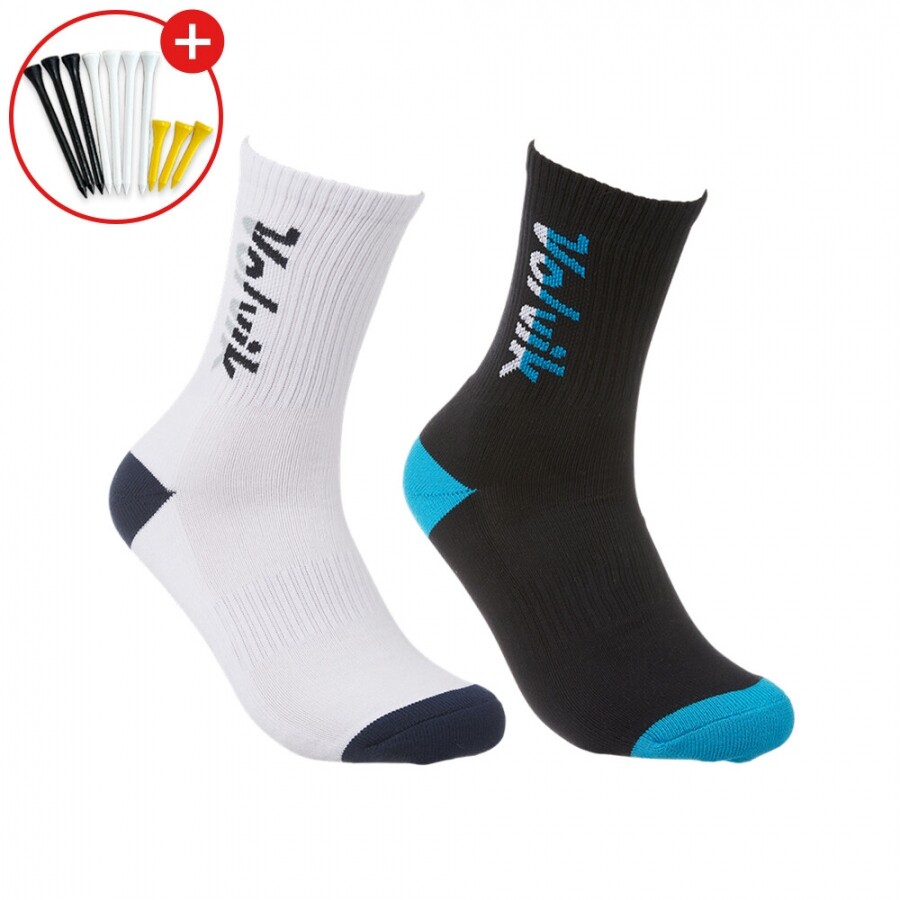 증정[볼빅정품]26 컬러 블록 중목 양말 남성 GF