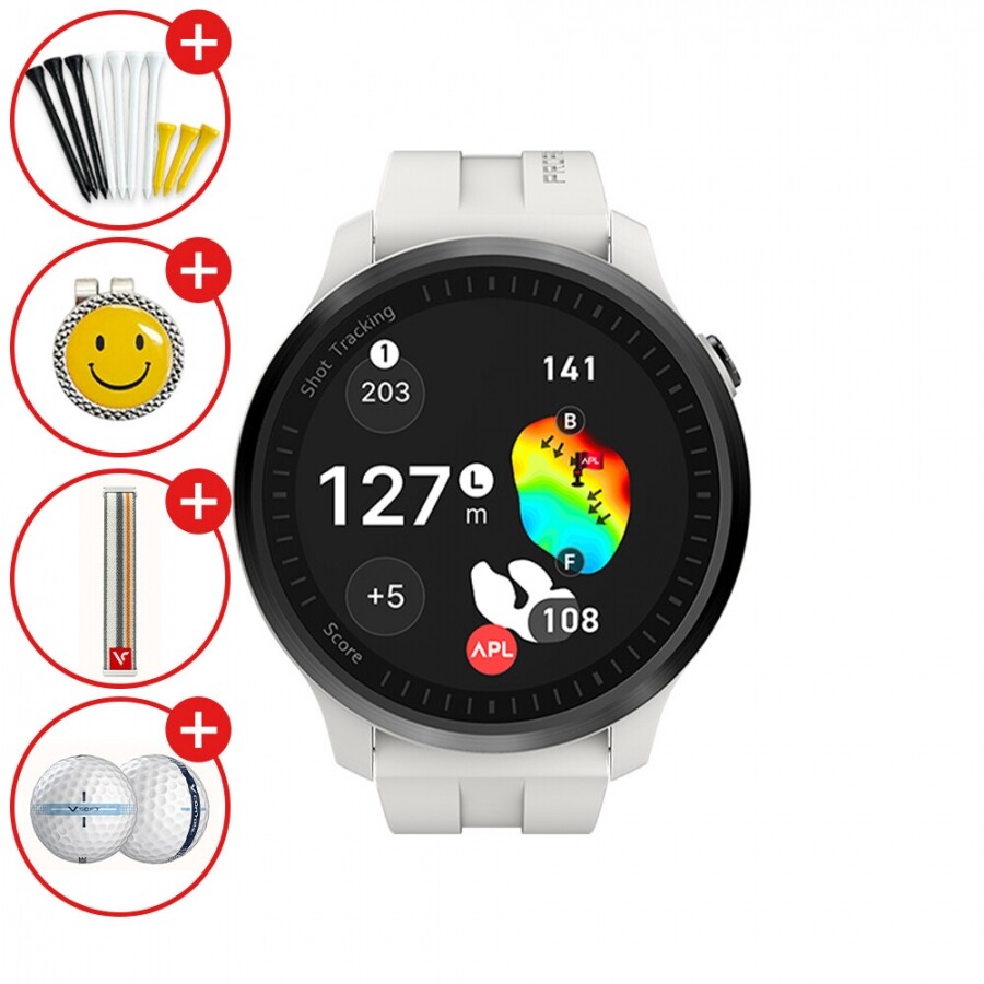 증정[보이스캐디정품] T13 PRO 화이트 골프워치 사전예약 GF