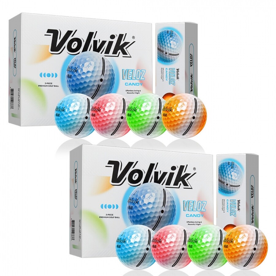 [볼빅정품] 26년 벨로즈캔디 초저압축 고반발 볼 3PC 2개 세트 GF