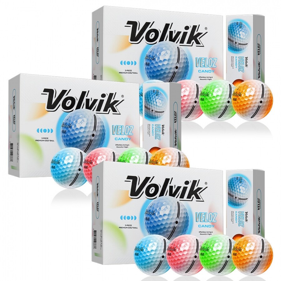 [볼빅정품] 26년 벨로즈캔디 초저압축 고반발 볼 3PC 3개 세트 GF