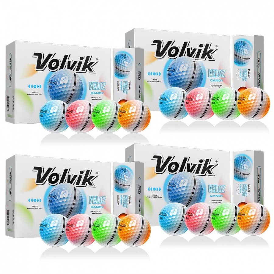 [볼빅정품] 26년 벨로즈캔디 초저압축 고반발 볼 3PC 4개 세트 GF