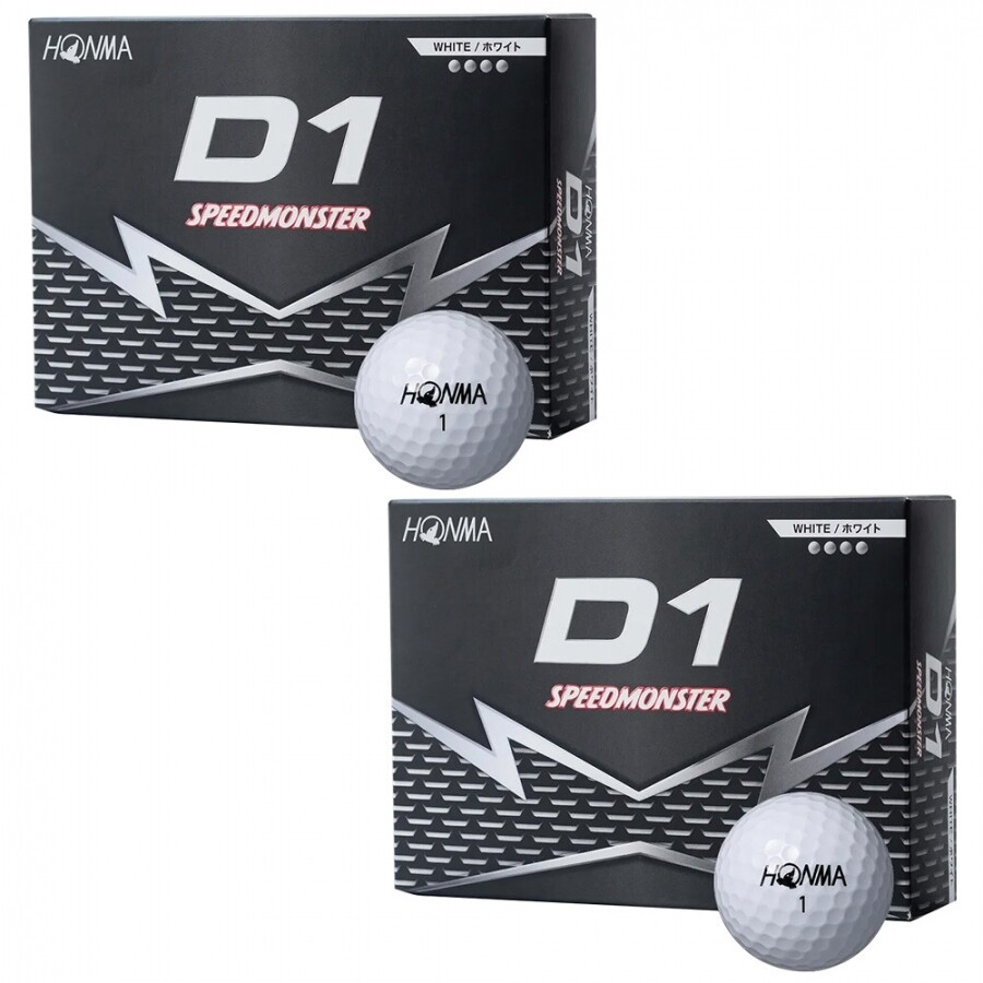 (혼마골프 정품) 혼마 26년 D1 스피드 몬스터(D1 SPEED MONSTER) 3피스 골프공 2개 세트 GF