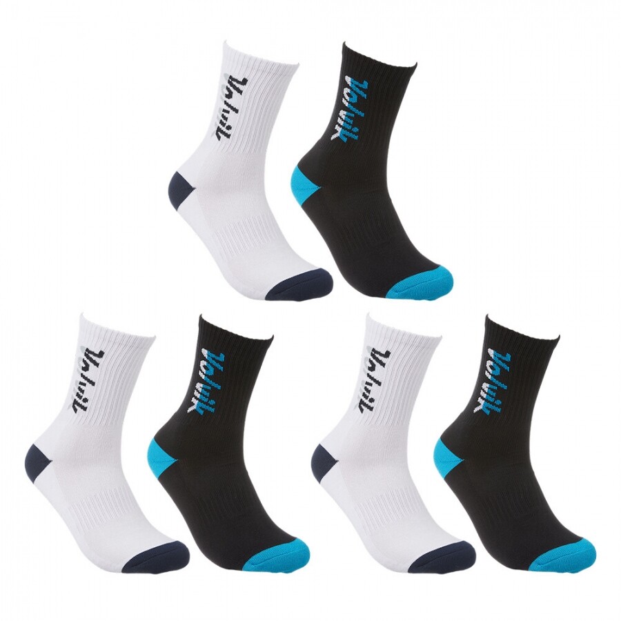 [볼빅정품]26 컬러 블록 중목 양말 남성 3개 세트 GF