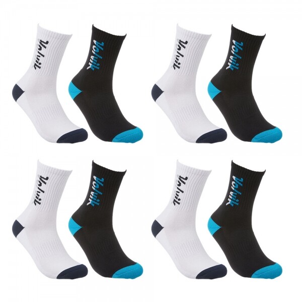 [볼빅정품]26 컬러 블록 중목 양말 남성 4개 세트 GF