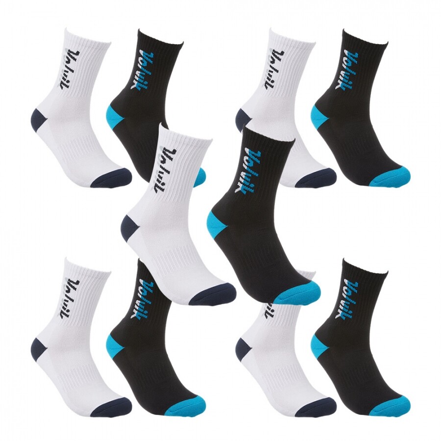 [볼빅정품]26 컬러 블록 중목 양말 남성 5개 세트 GF