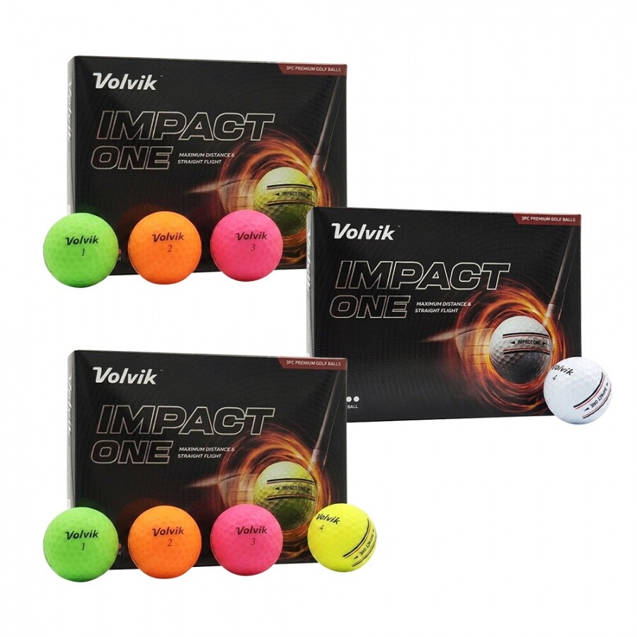 [볼빅정품] IMPACT ONE 임팩트원 볼 3개 세트 GF