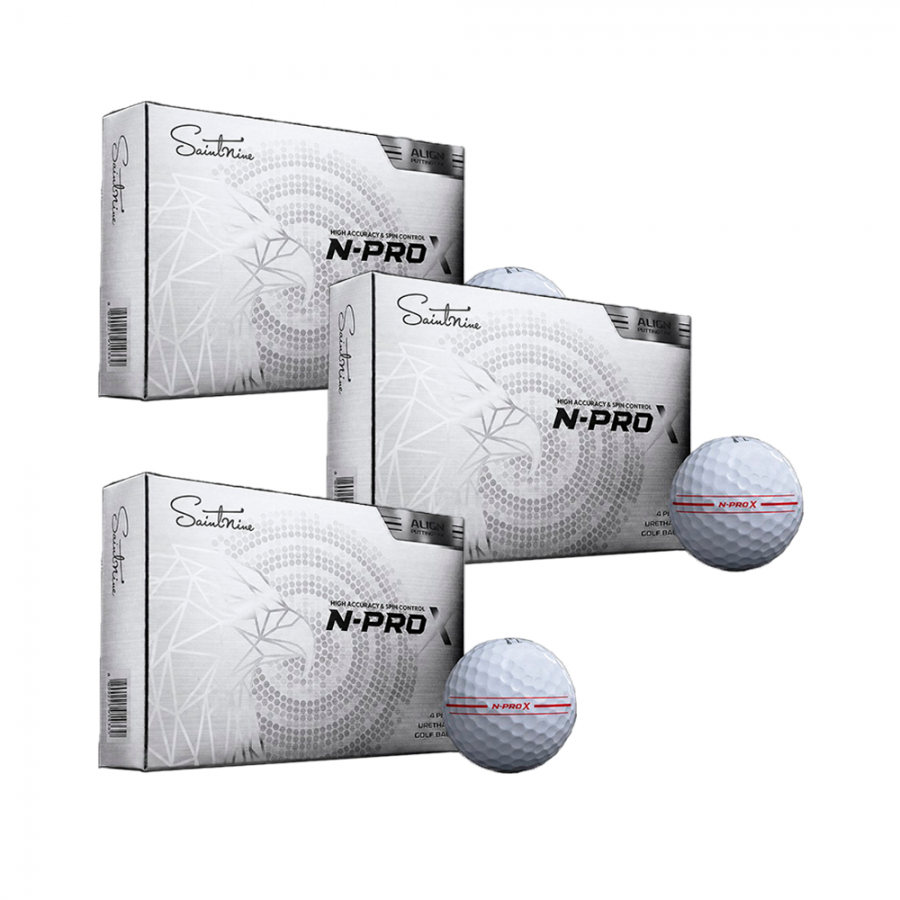 [넥센] 26년 세인트나인 N PRO X ALIGN(얼라인) 3피스 3개 세트 골프공 GF